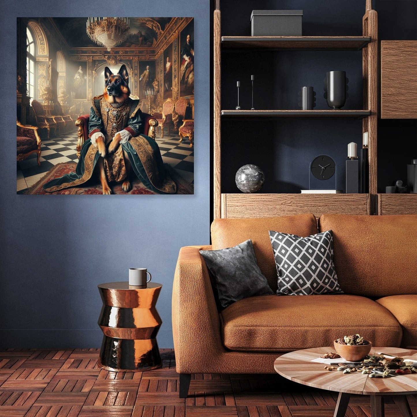 Baroque Royal Shepherd Throne Canvas