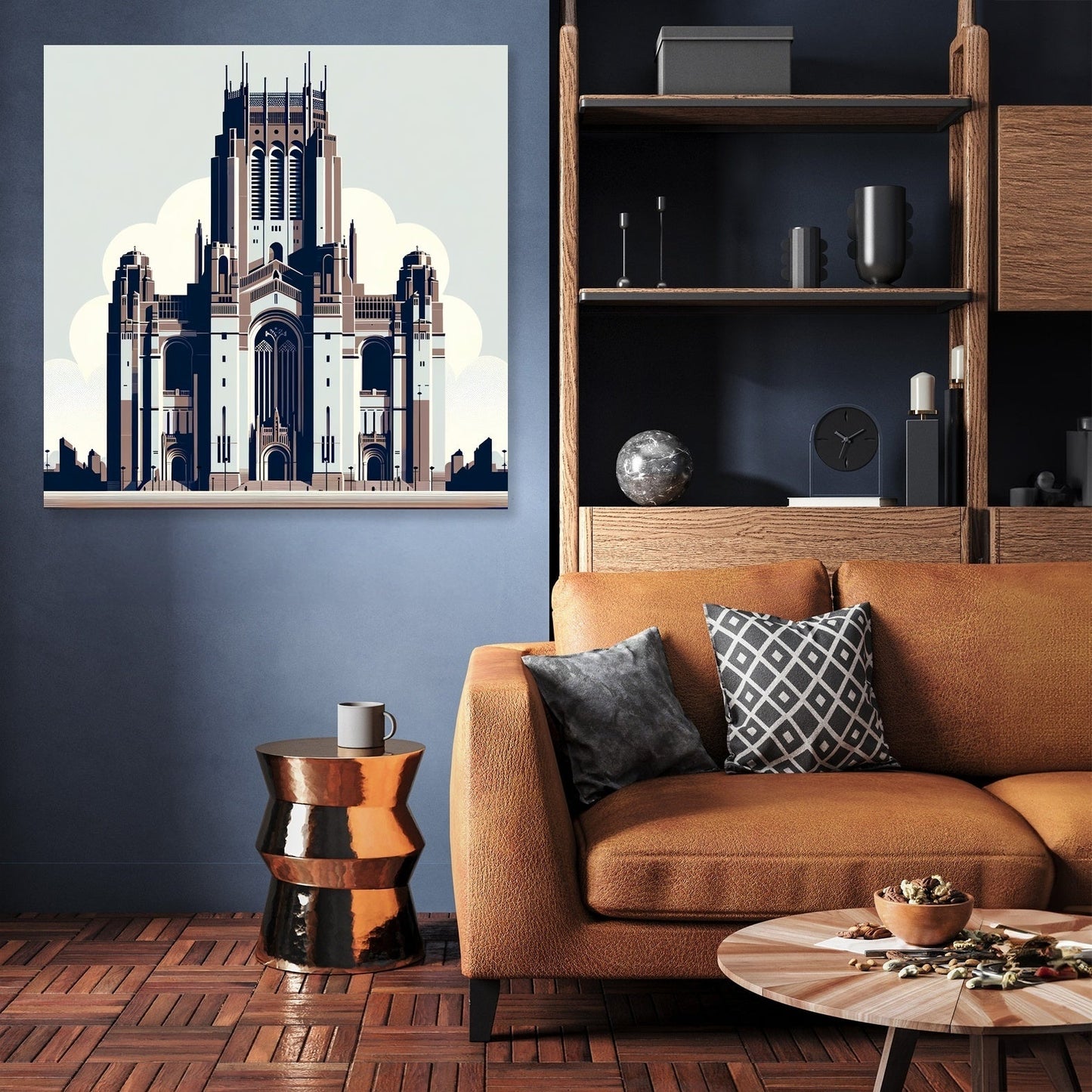 Liverpool Cathedral Minimalist Essence Canvas