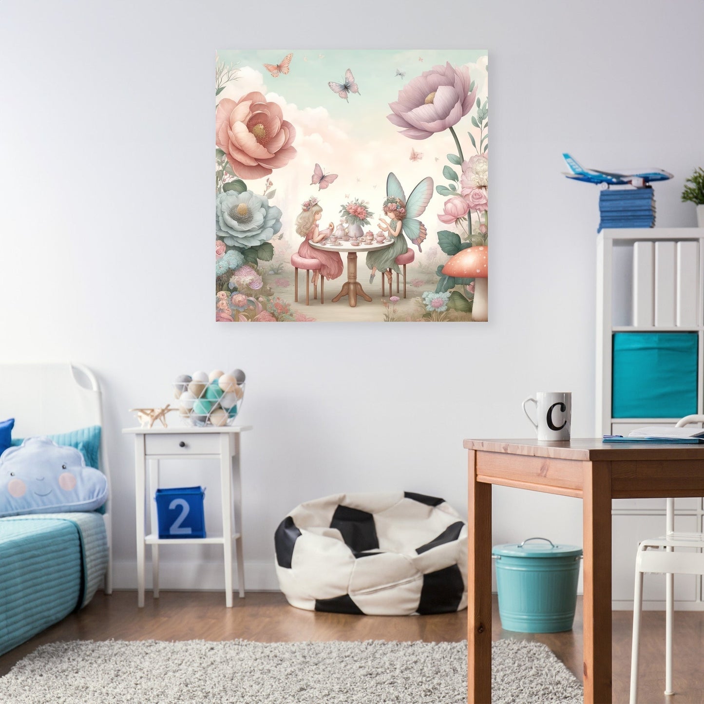 Fairy Garden Tea Party Canvas
