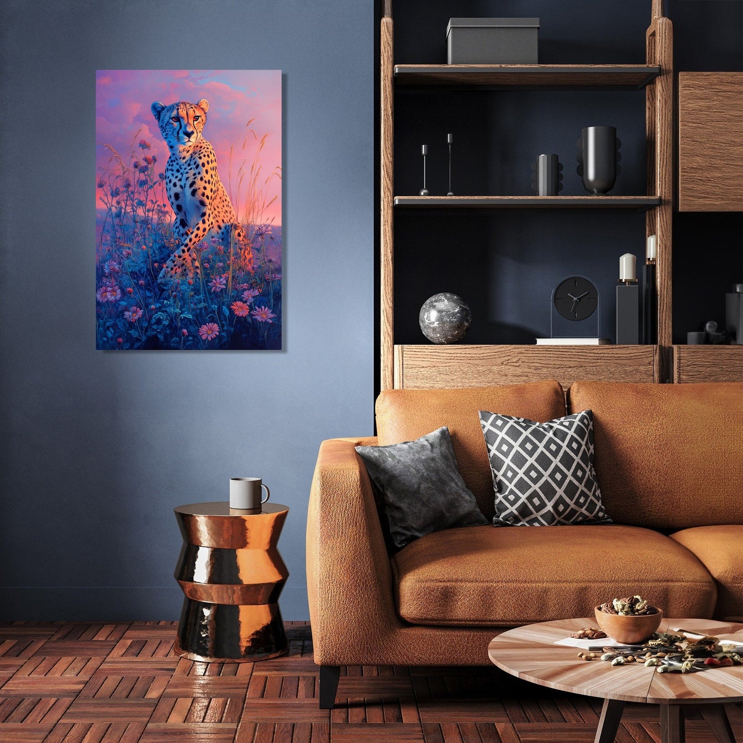 Cheetah Velocity Canvas