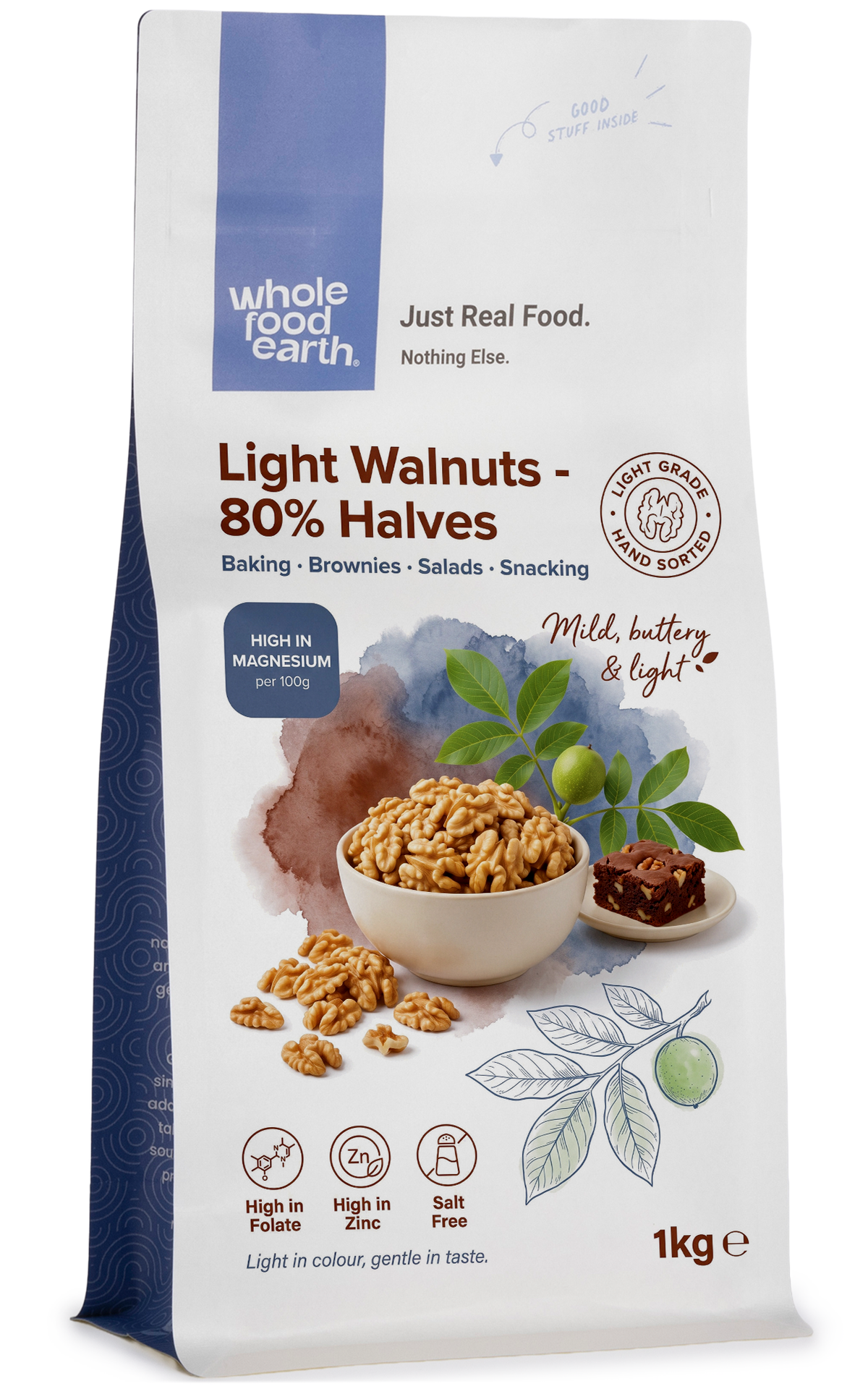 Light Walnuts - 80% Halves
