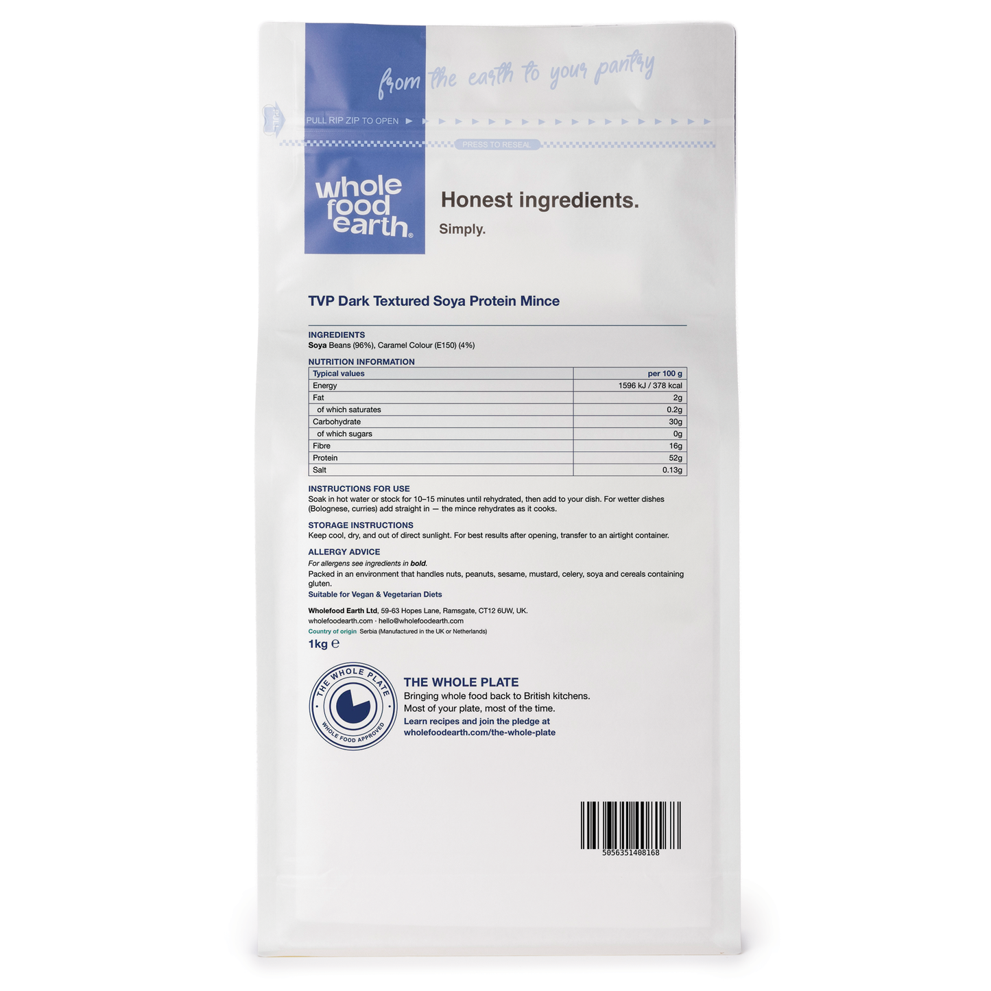 TVP Dark Textured Soya Protein Mince