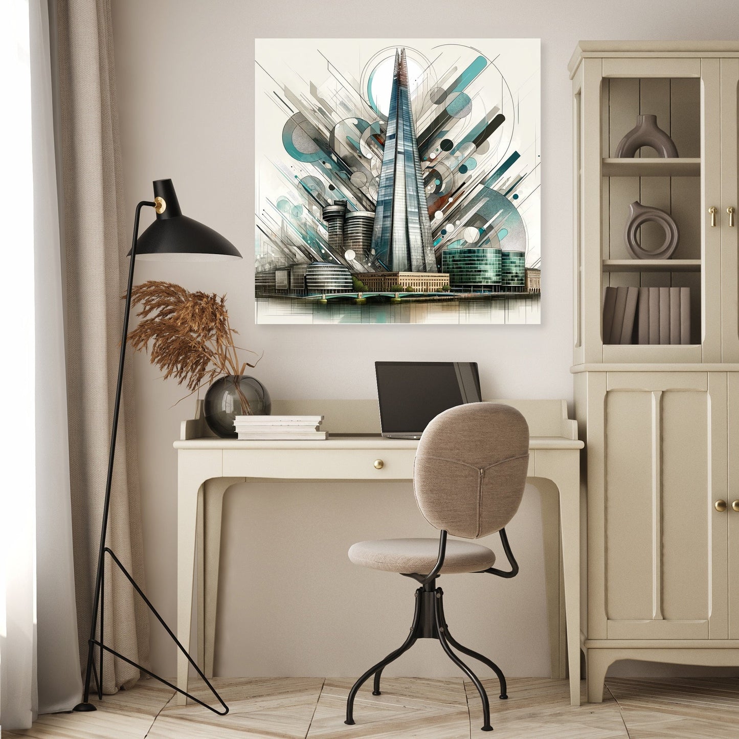 London Shard Spectrum Canvas