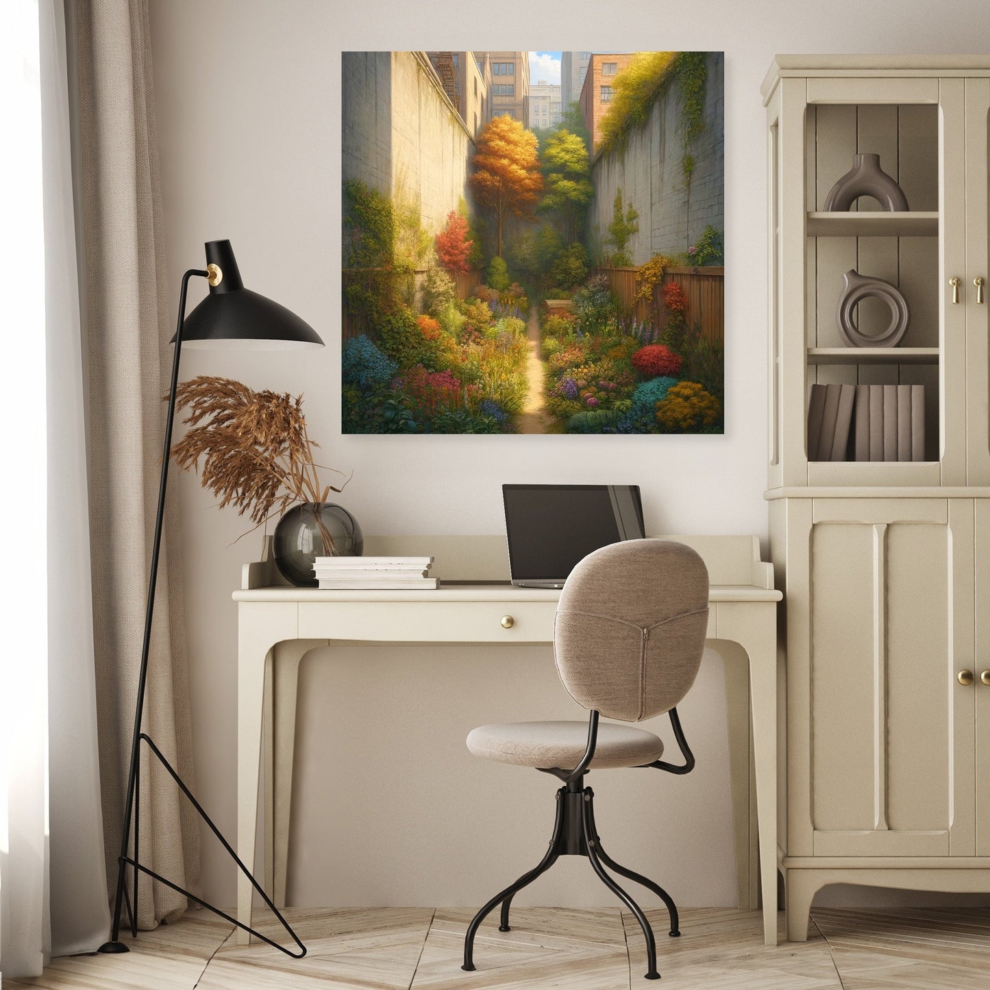 Hidden Autumn Garden Canvas