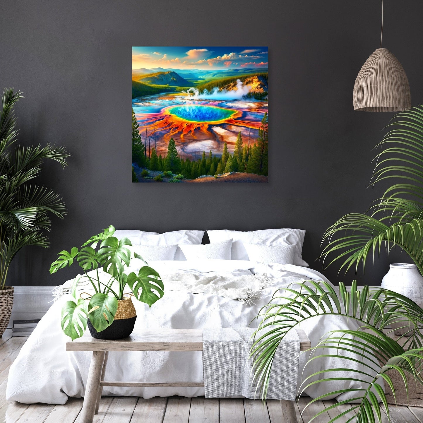 Grand Prismatic Vista Canvas