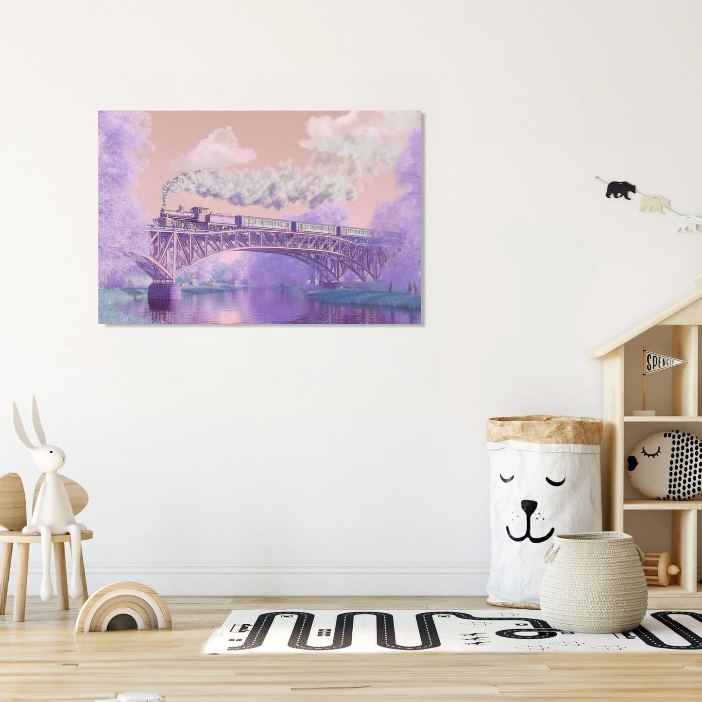 Steam Train Dream Canvas