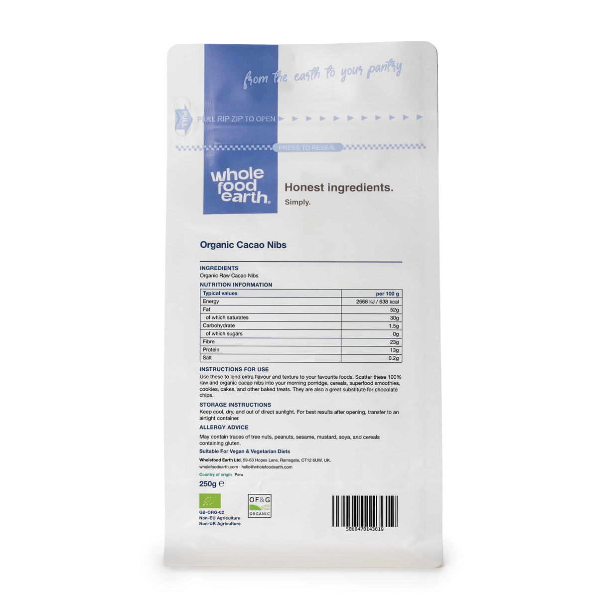 Organic Cacao Nibs