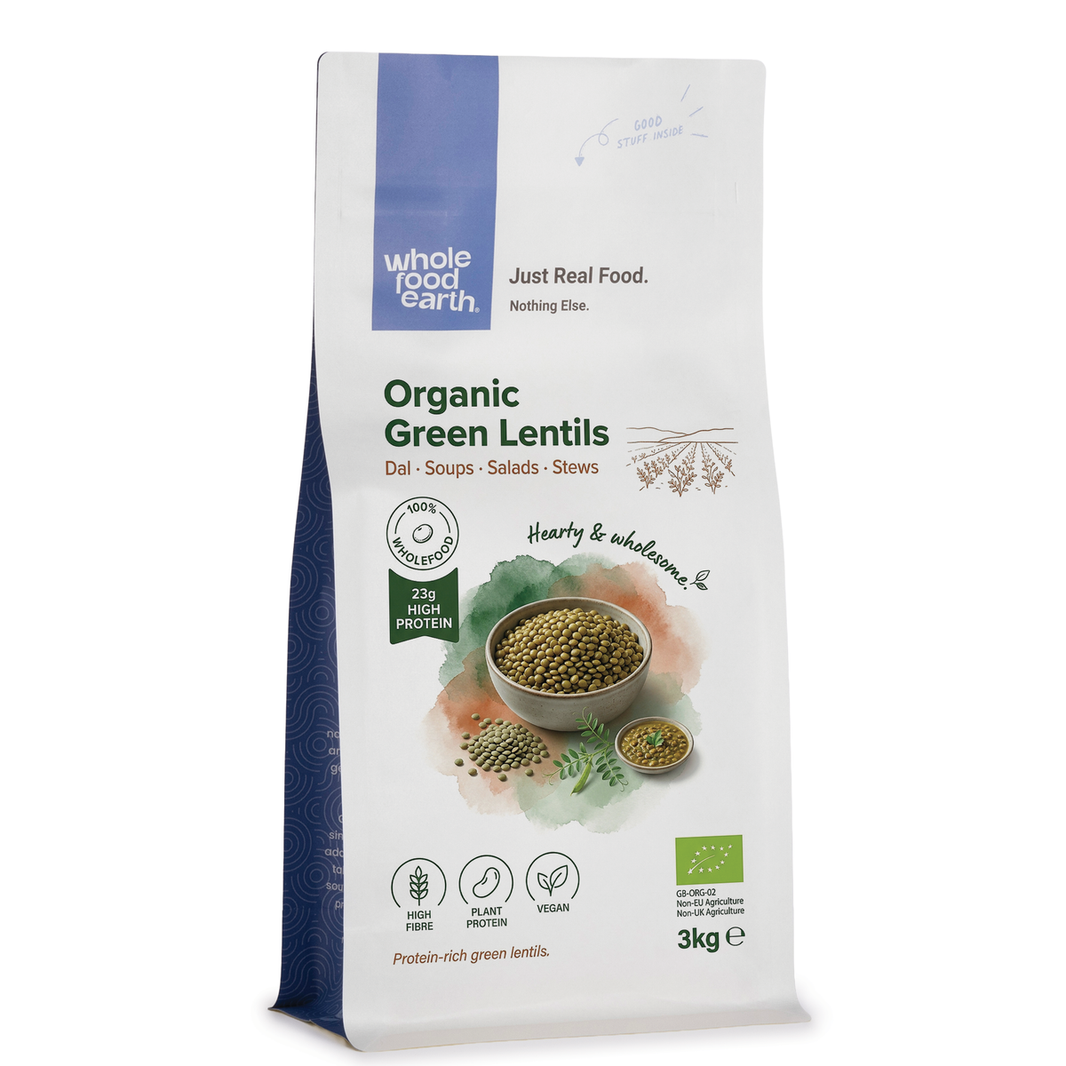 Organic Green Lentils