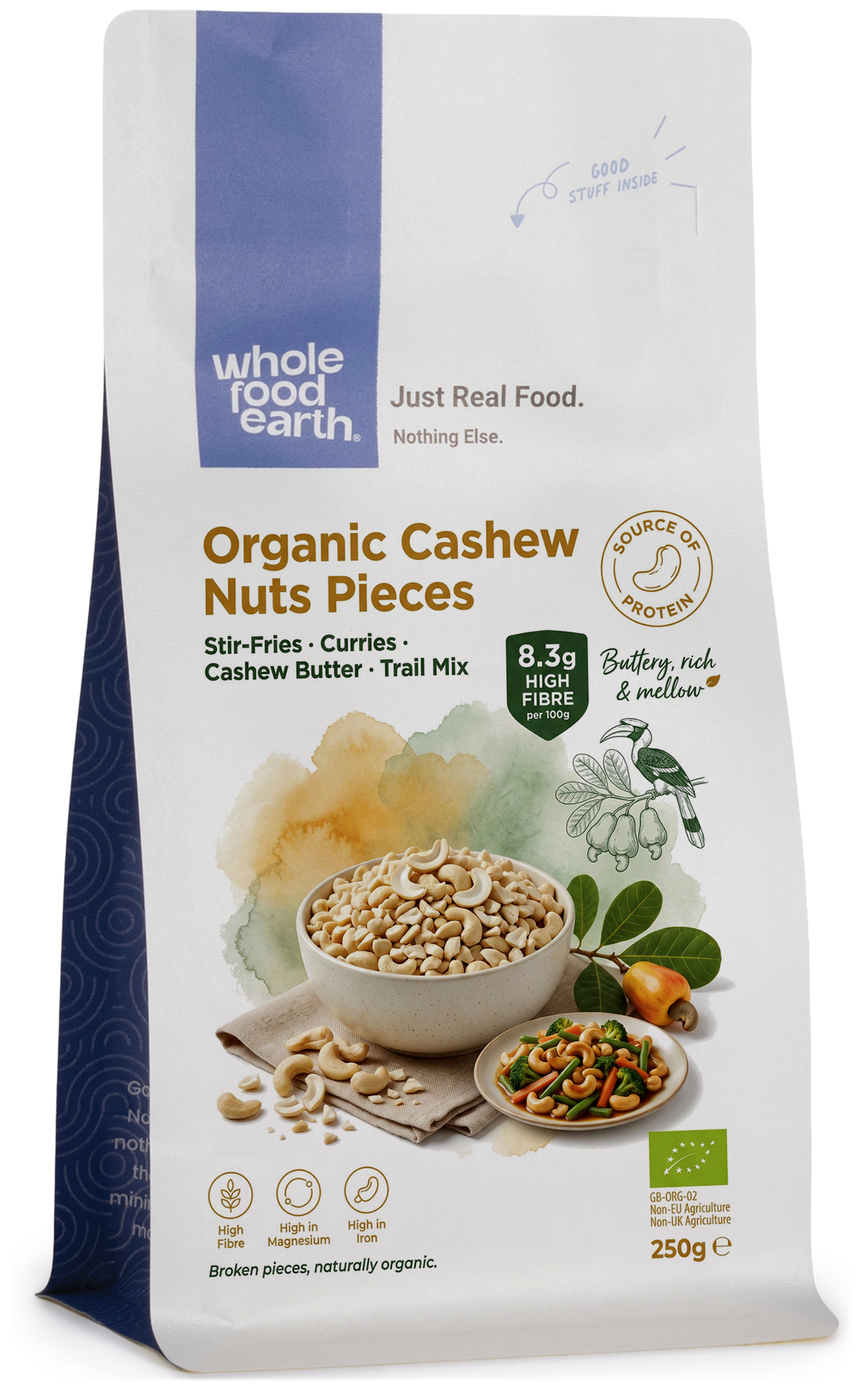 Organic Cashew Nuts Pieces
