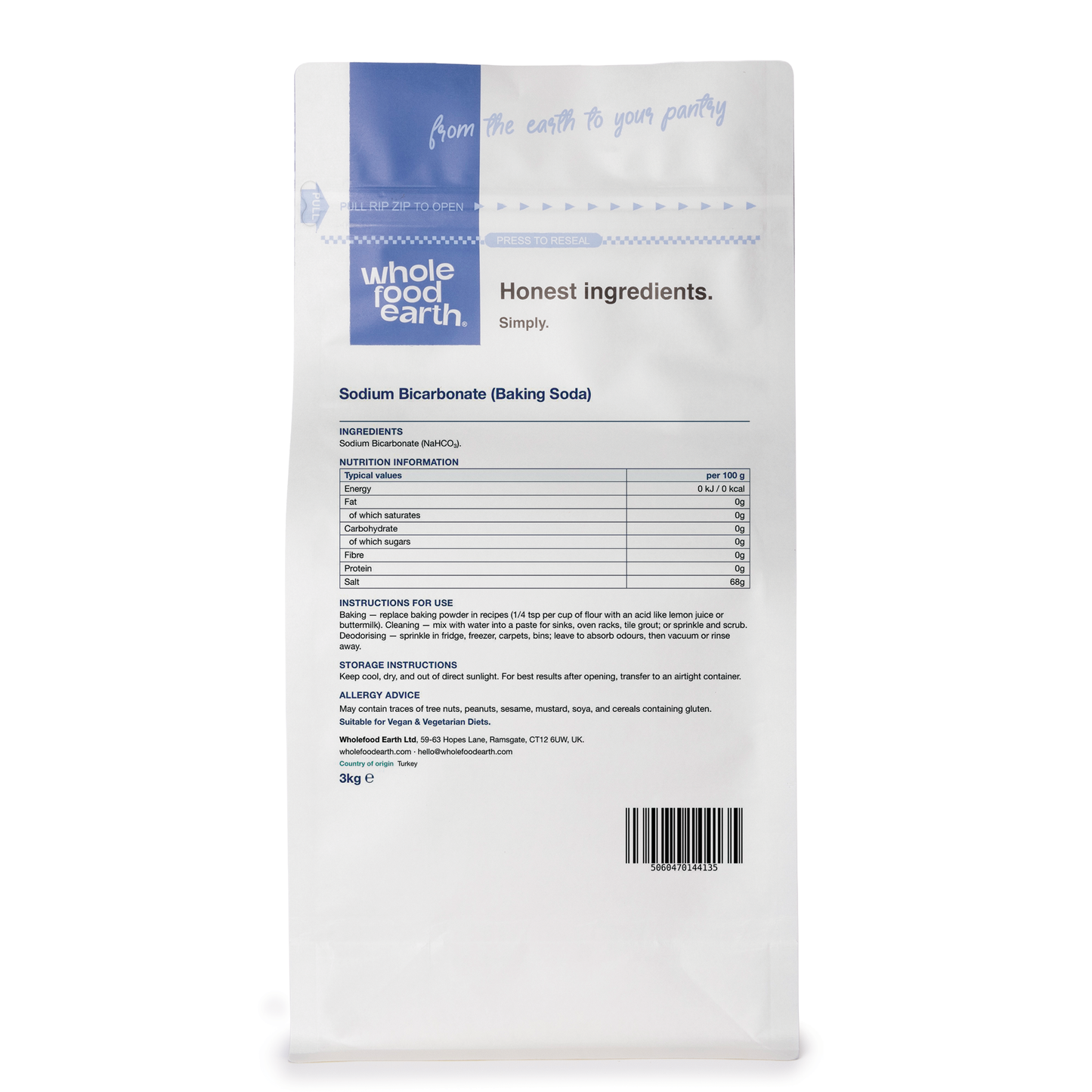 Sodium Bicarbonate (Baking Soda)