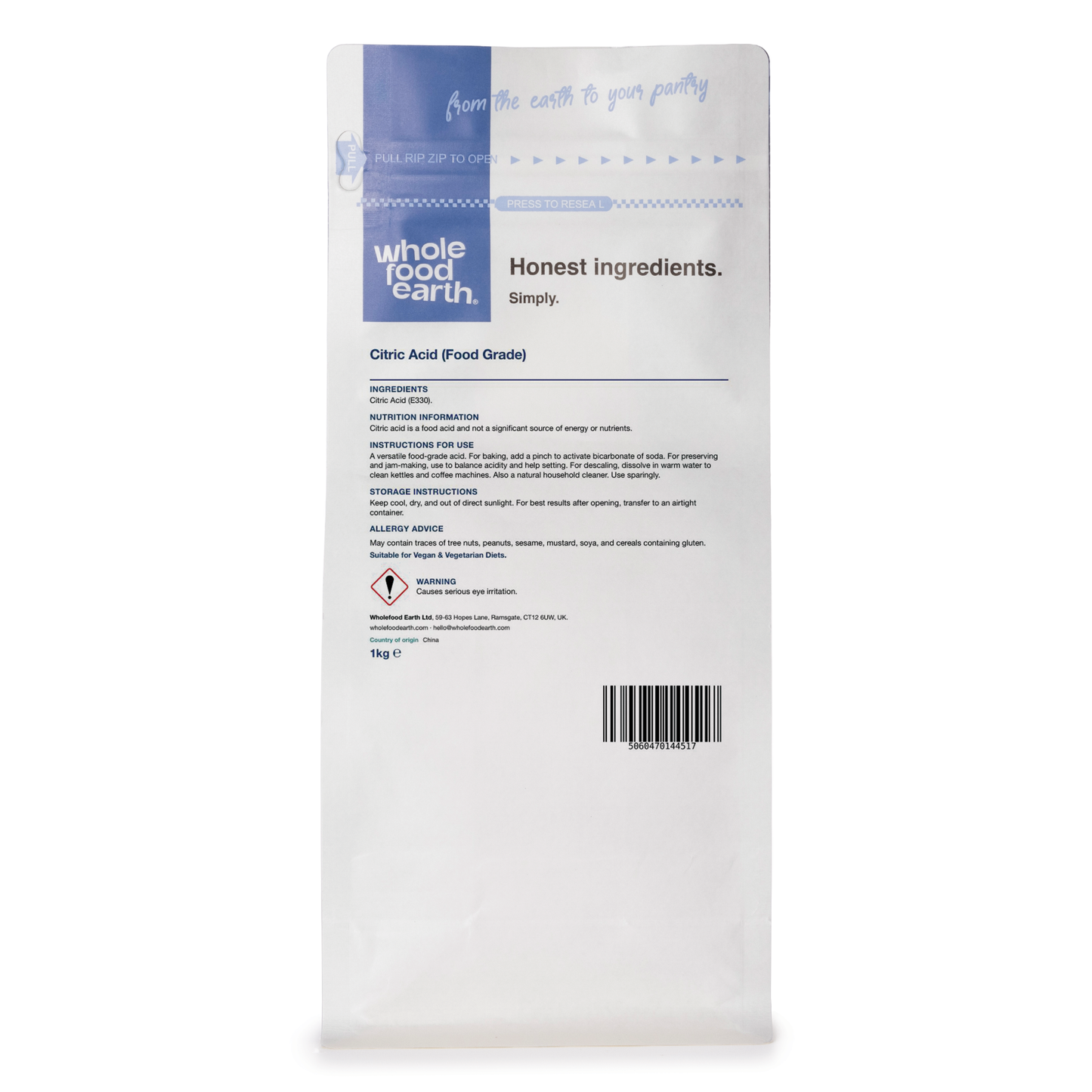 Citric Acid (Food Grade)