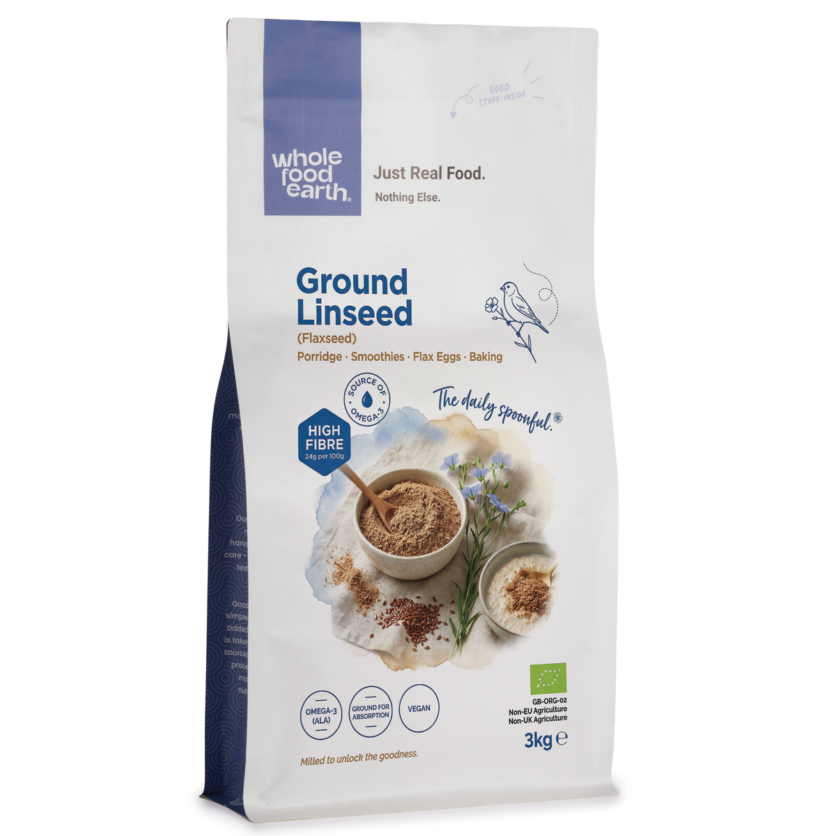 Organic Ground Linseed/Flaxseed