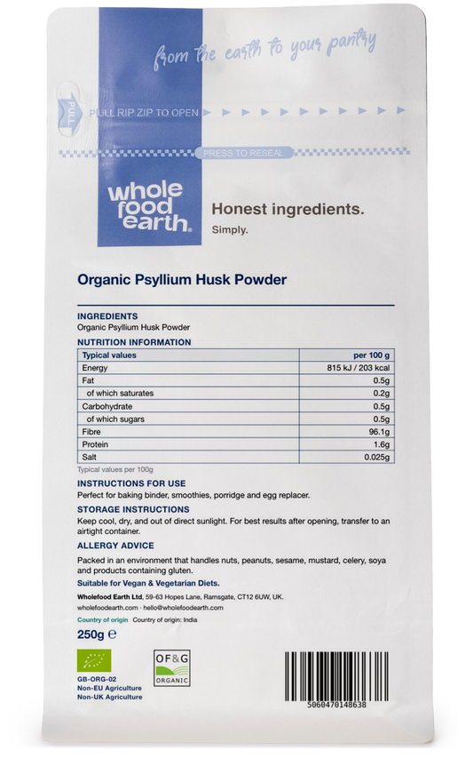Organic Psyllium Husk Powder
