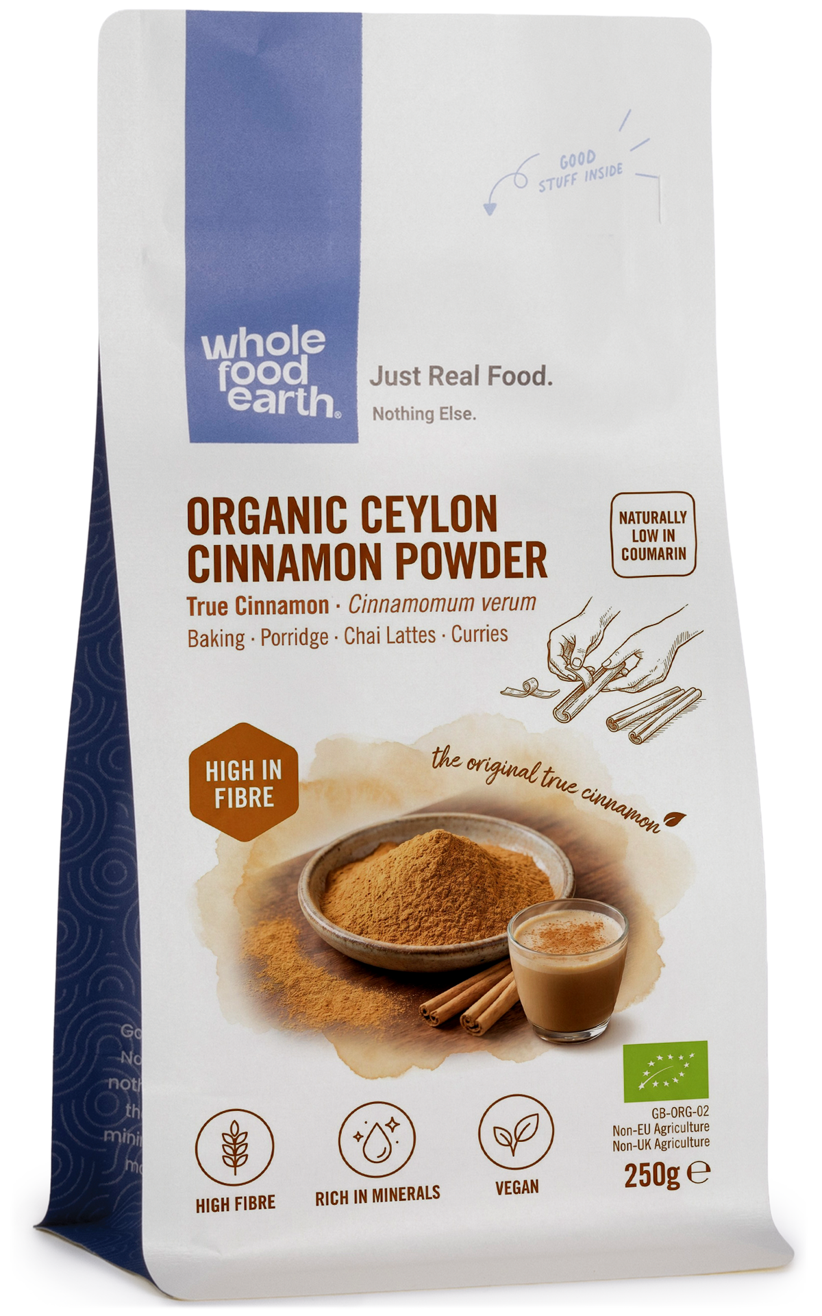 Organic Ceylon Cinnamon Powder (True)