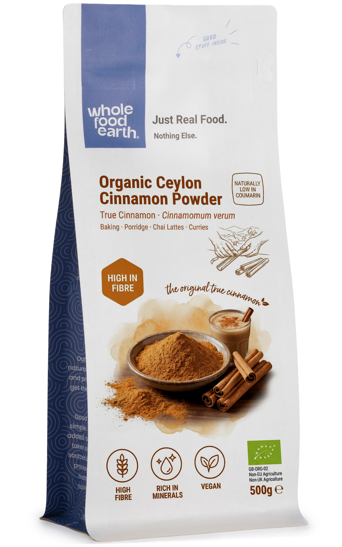Organic Ceylon Cinnamon Powder (True)