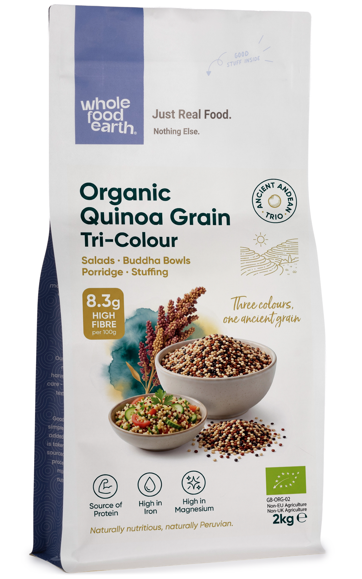 Organic Quinoa Grain (Tri - Colour)