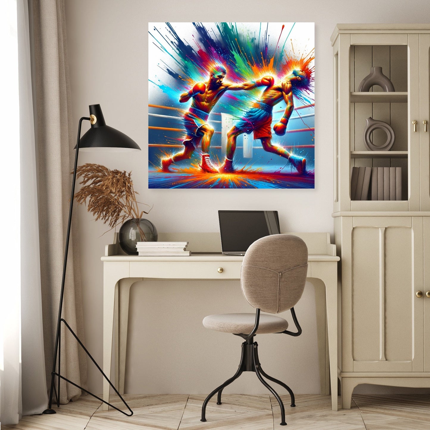 Colorful Knockdown Canvas