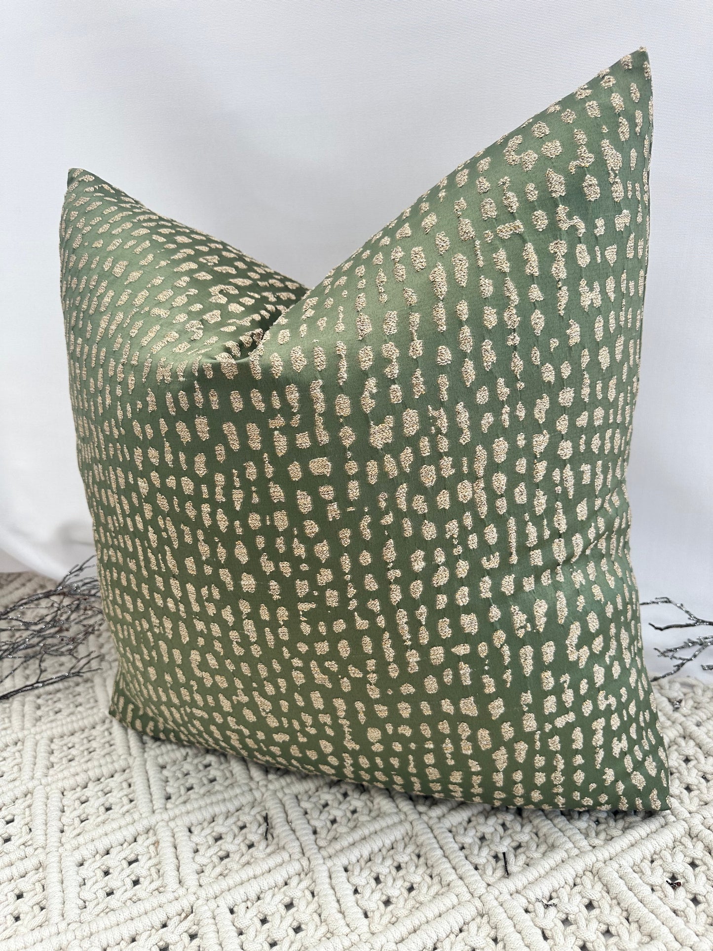 The Couture Cushion - The Olive Natale - Style No. 193