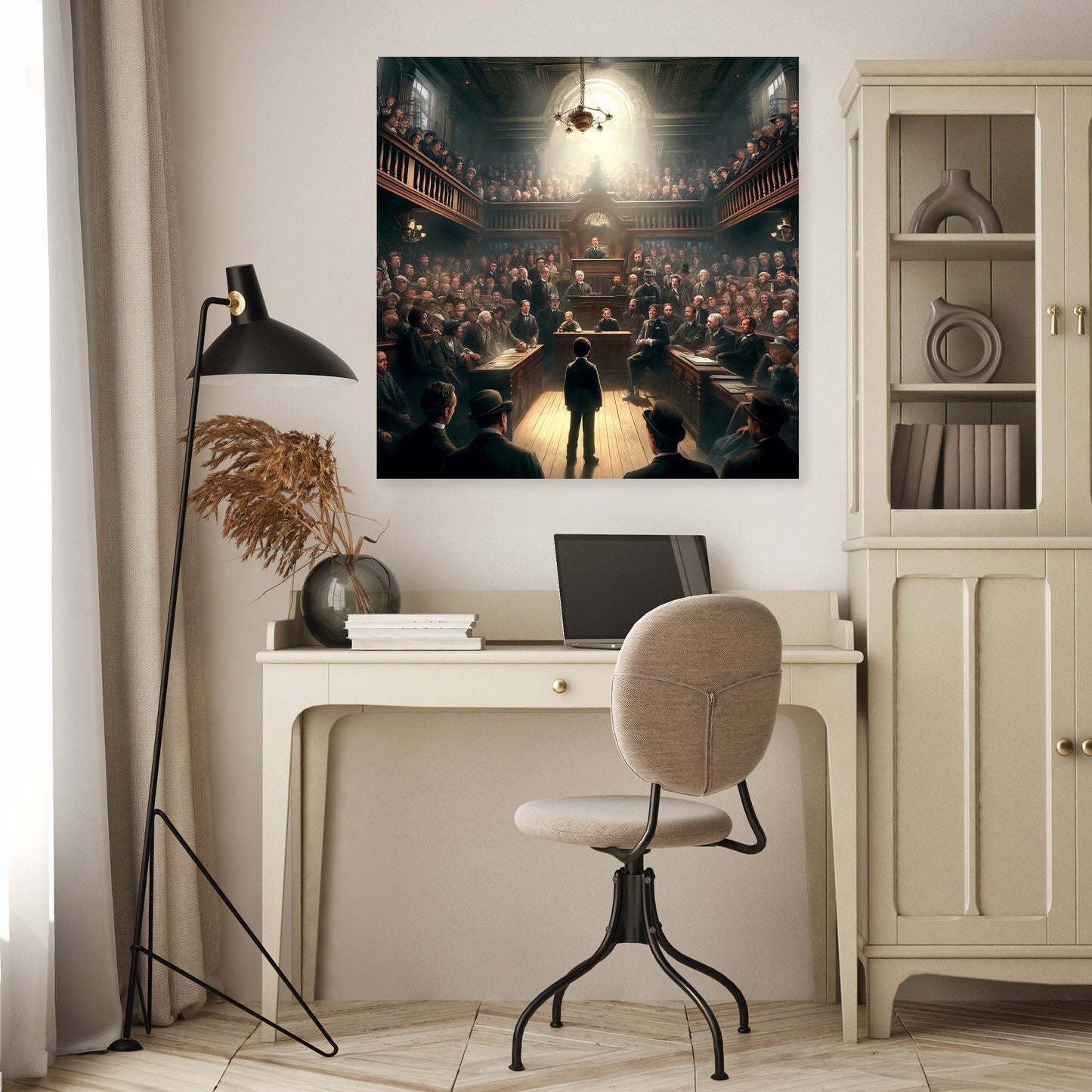 Courtroom Revelation Canvas
