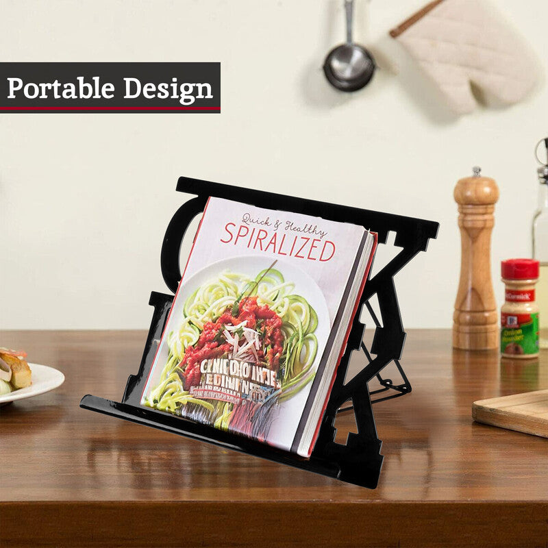 Alpha Black Enamel Cook Book Stand