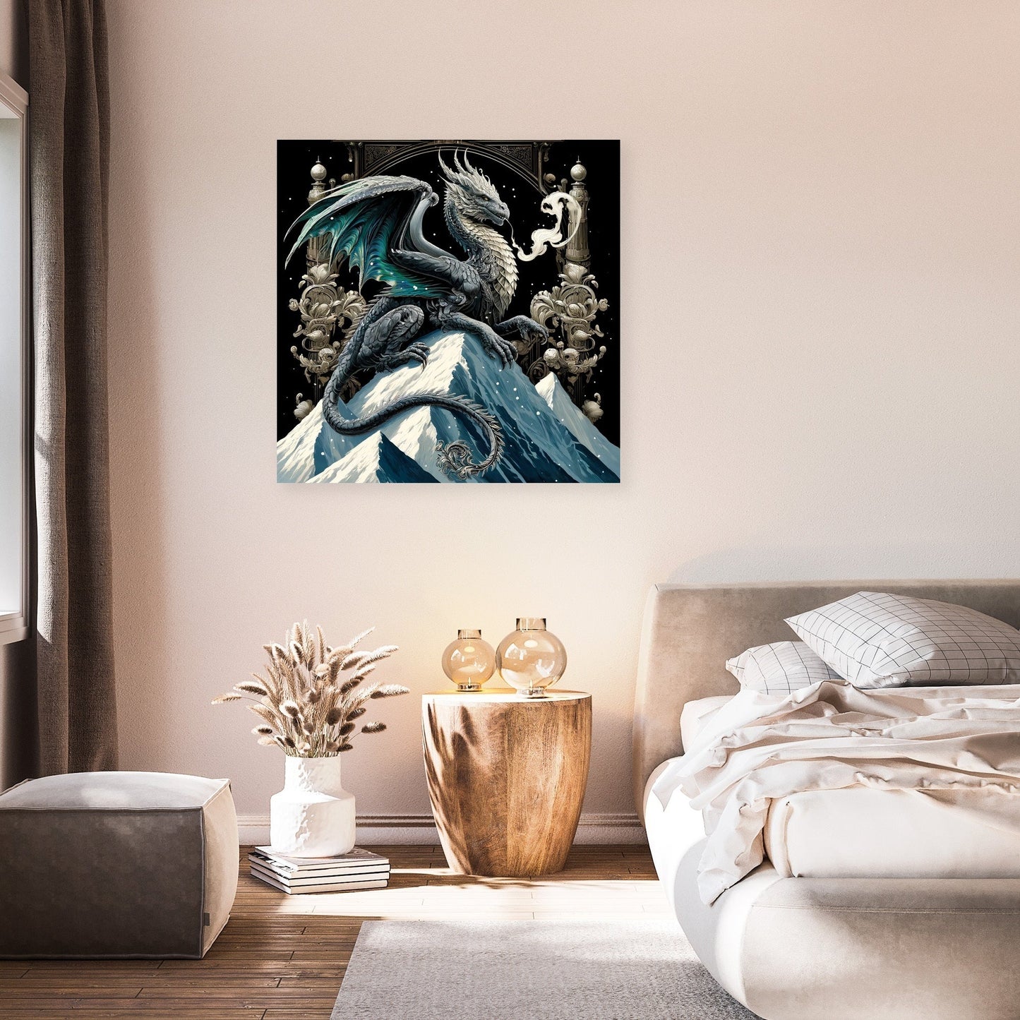 Mountain Majesty Dragon Canvas