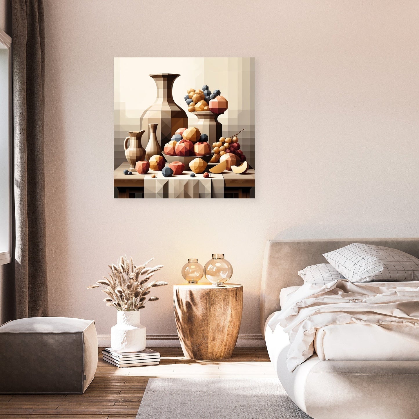 Geometric Still Life Canvas