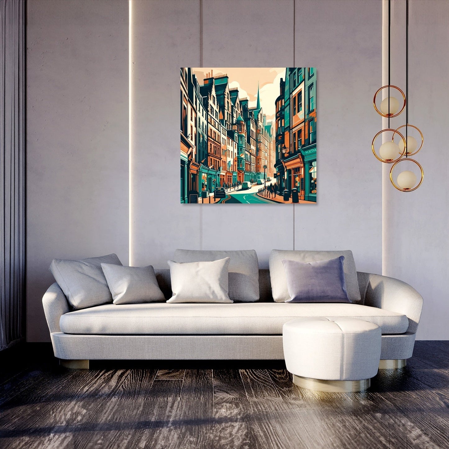 Edinburgh Victoria Street Harmony Canvas