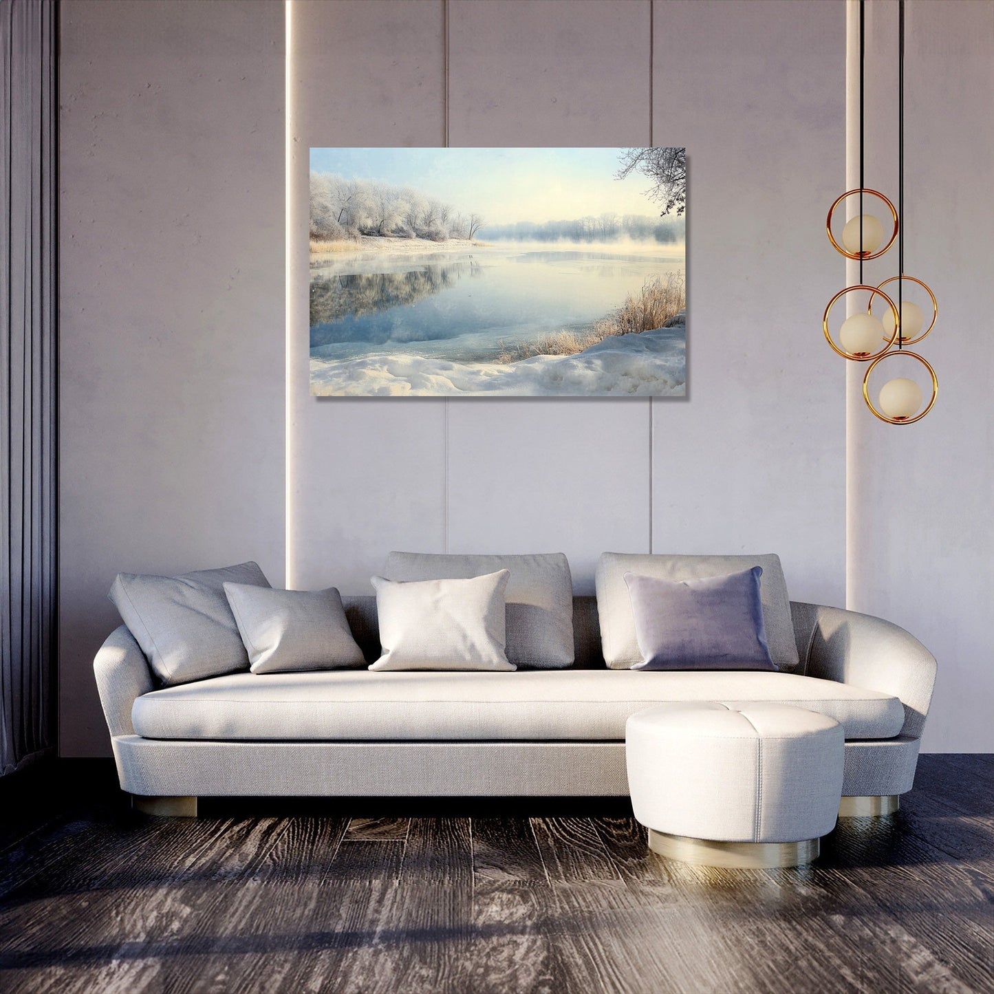 Frosted Serenity Canvas