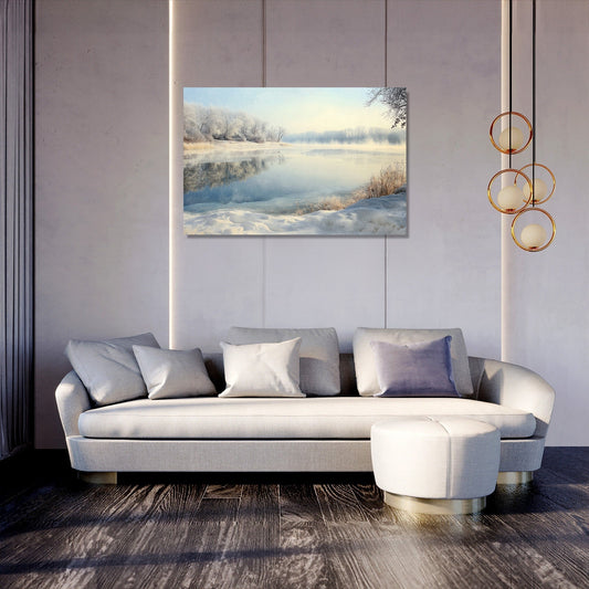 Frosted Serenity Canvas