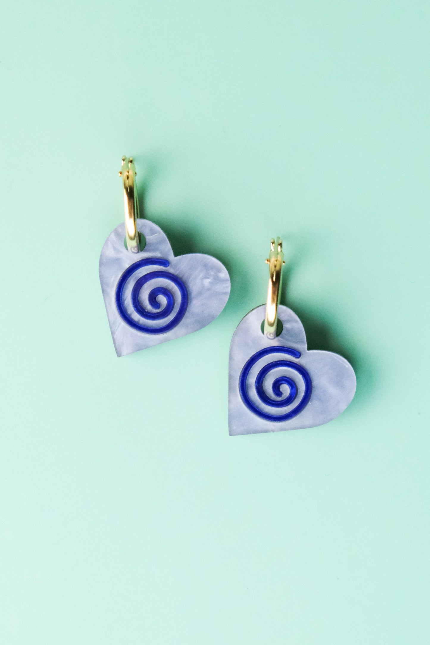 Celtic Spiral Hoop Earrings