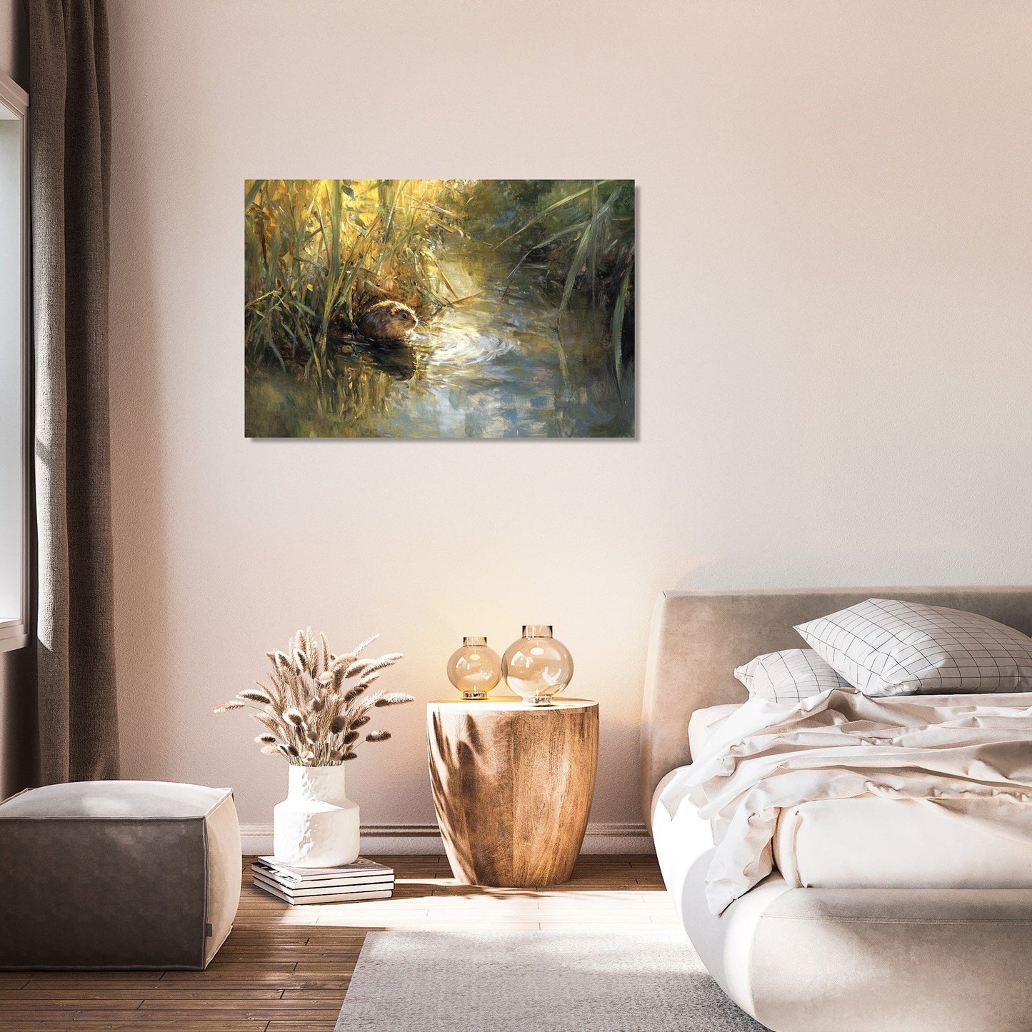 Water Vole Reverie Canvas