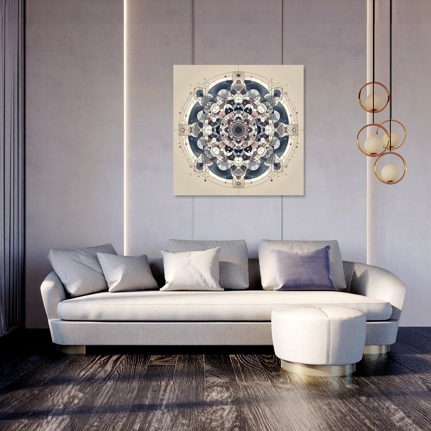 Tranquil Symmetry Canvas