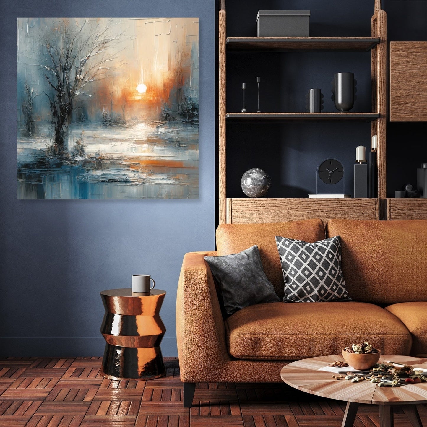 Winter Solitude Symphony Canvas