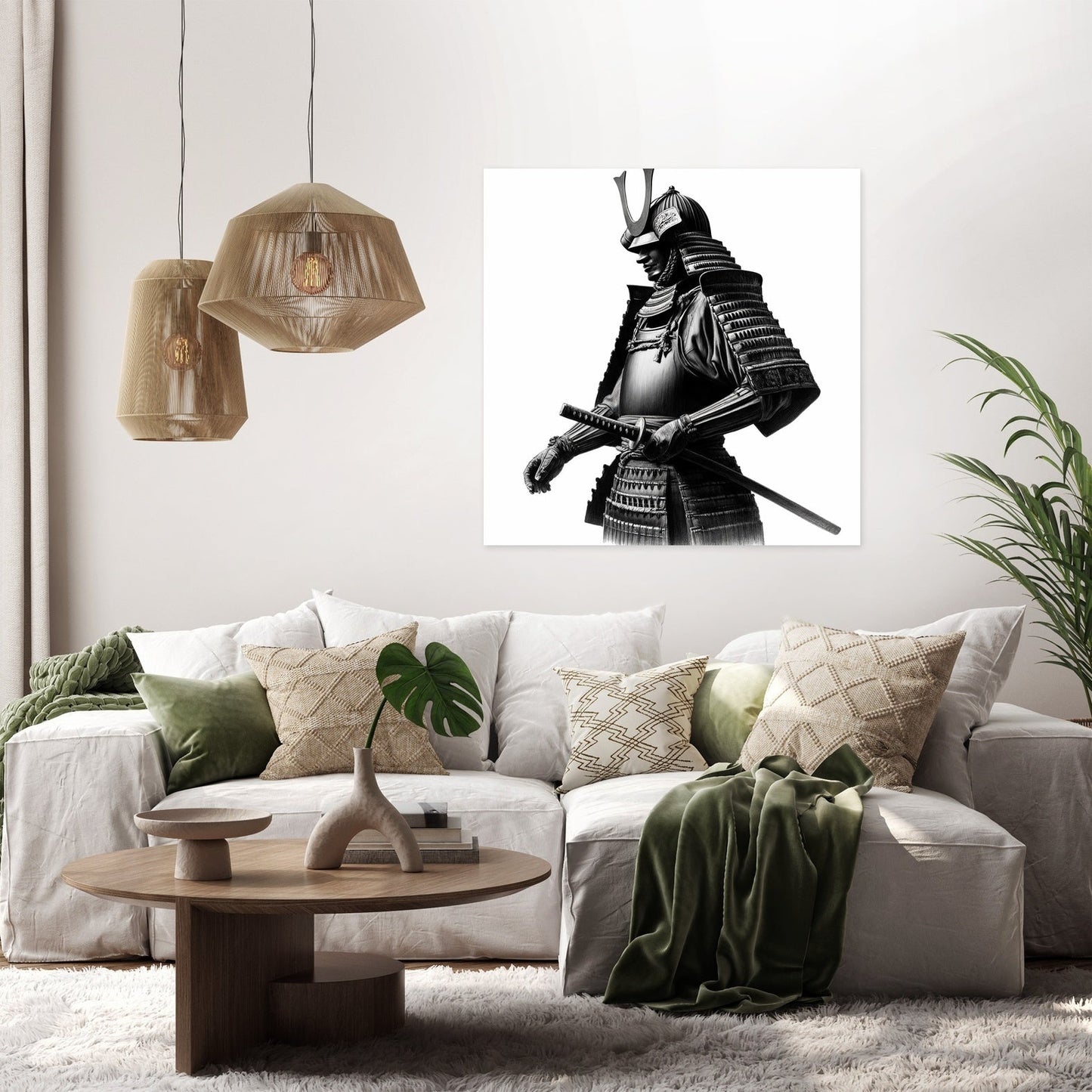 Samurai Stance Canvas