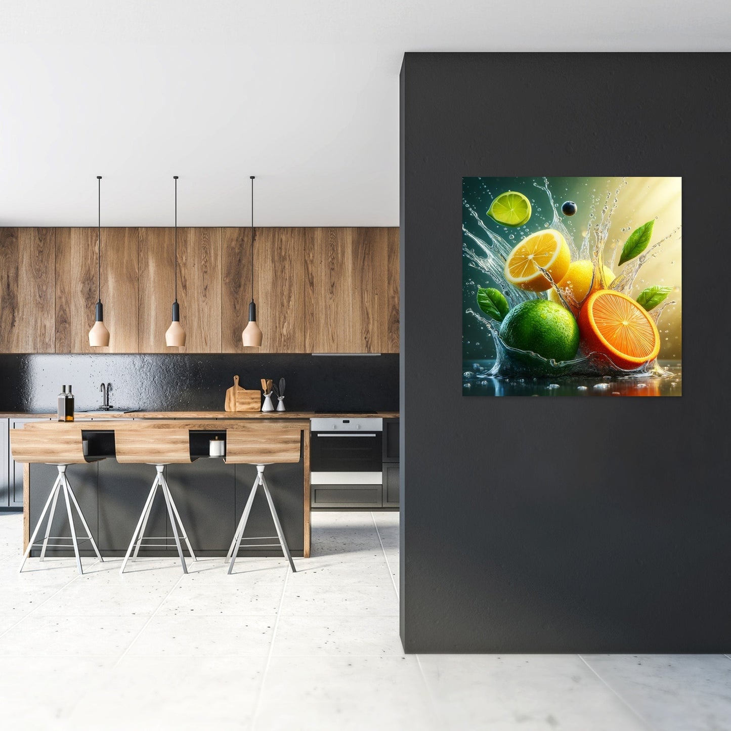Citrus Splash Canvas