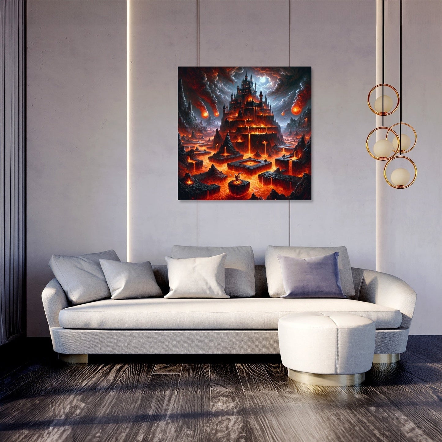 Lava Castle Conundrum Canvas
