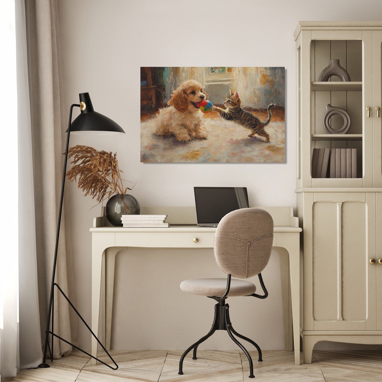 Pet Playful Moments Canvas