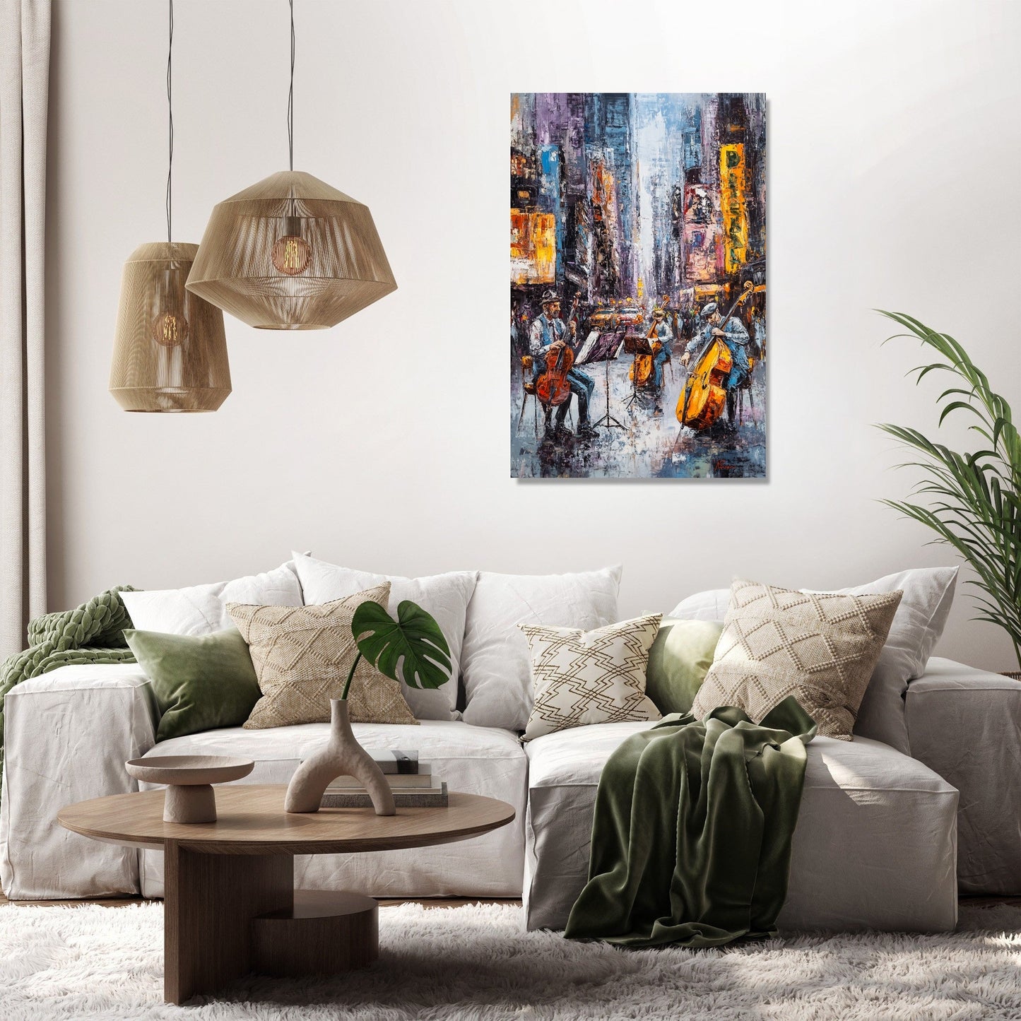Melodic Metropolis Canvas