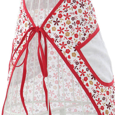 Red Daisy Apron