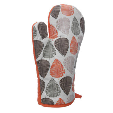 Orange Leaf Single Oven Glove