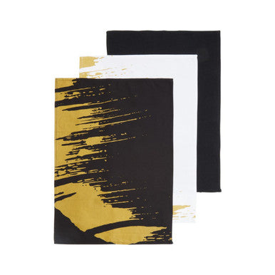 Modern Retro Set Of 3 Flash Dash Tea Towels