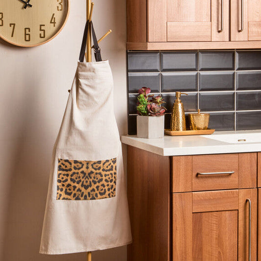 London Leo Leopard Print Apron