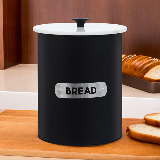 Liberty Black Enamel Bread Bin