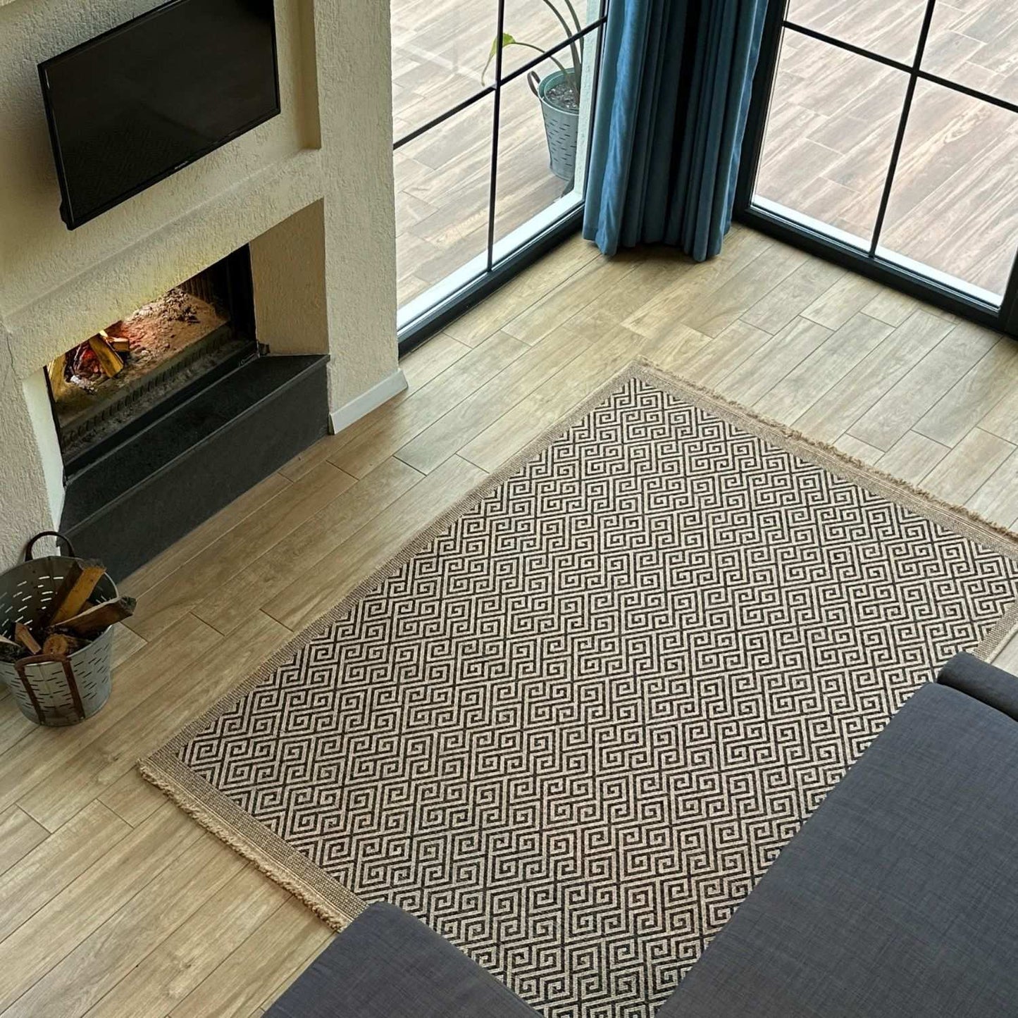 Nature Outdoor Rug Dark Grey | 5100DG