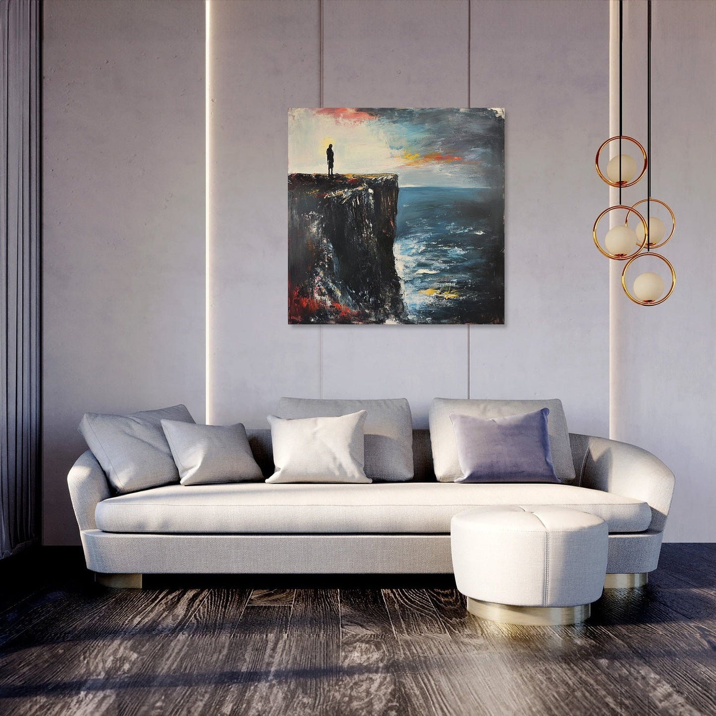 Saint David's Cliff Canvas