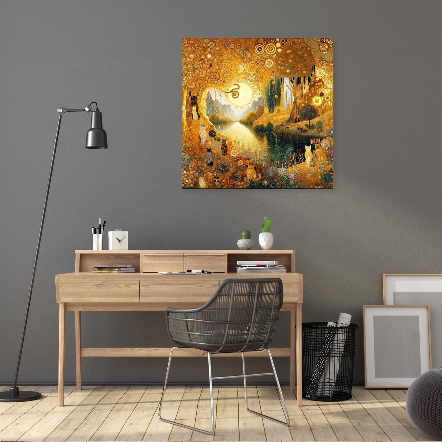 A Cat's Wonderland Canvas