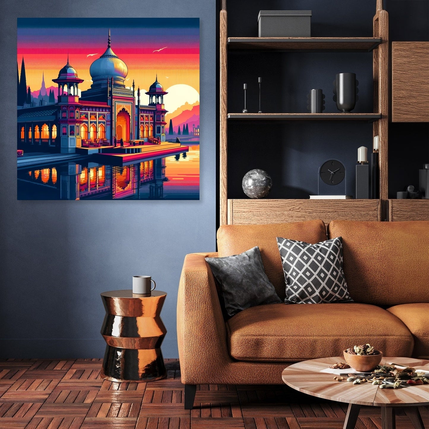 Modern Ahsan Manzil Dawn Canvas