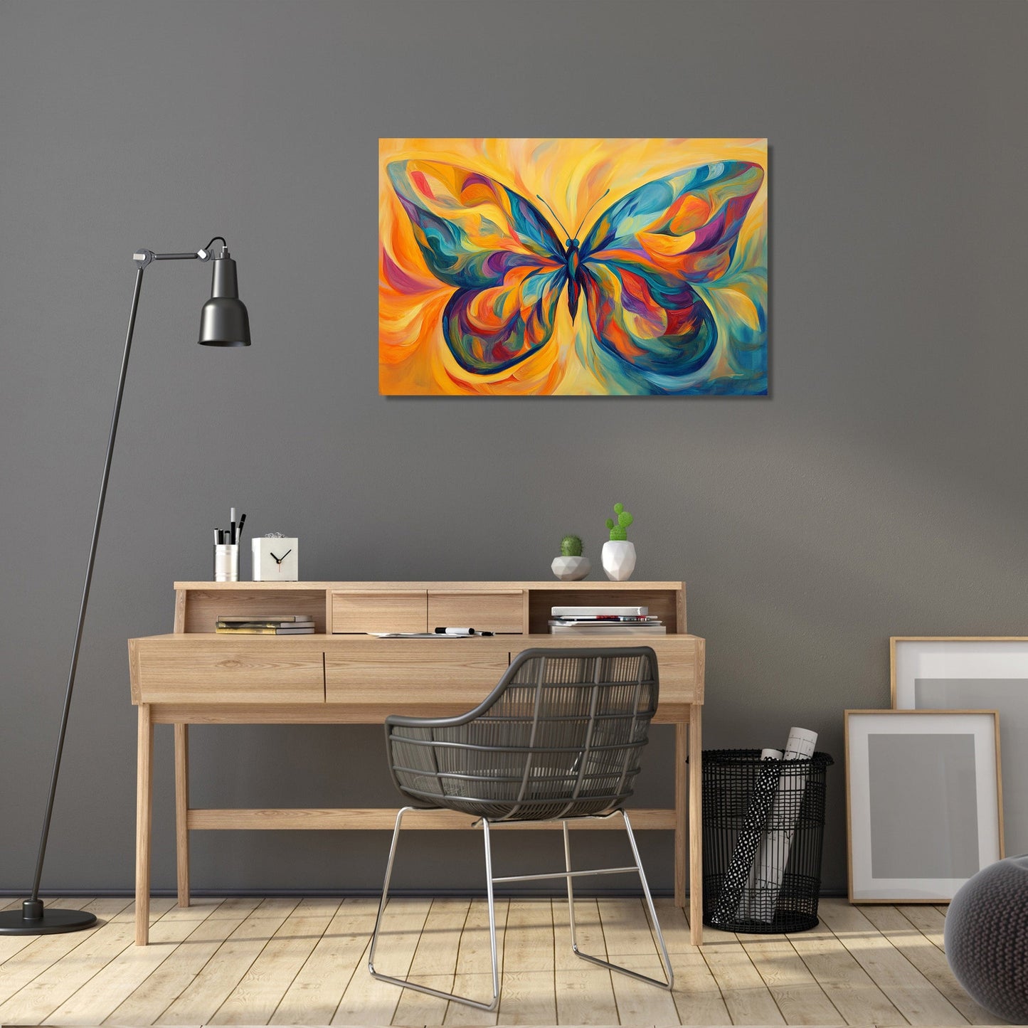 Whirling Butterfly Wings Canvas