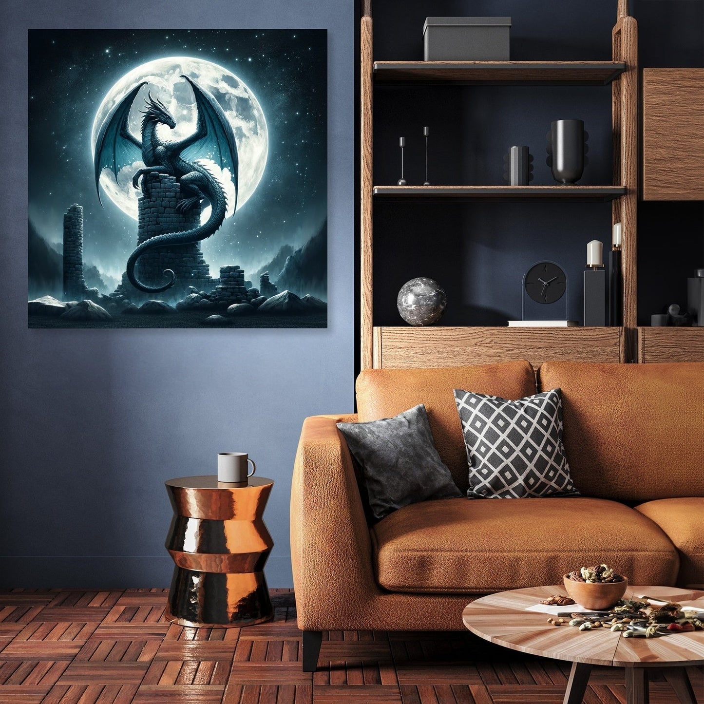 Lunar Sentinel Canvas