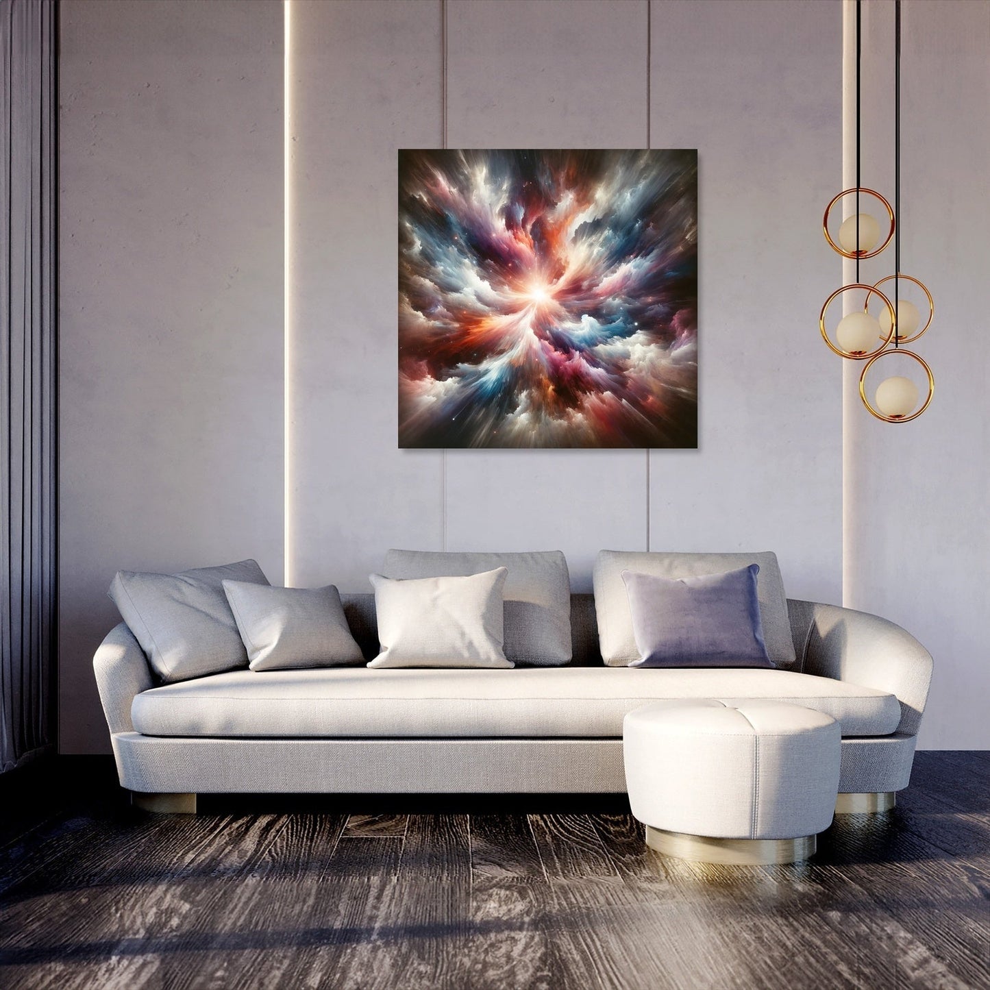 Cosmic Turmoil Canvas